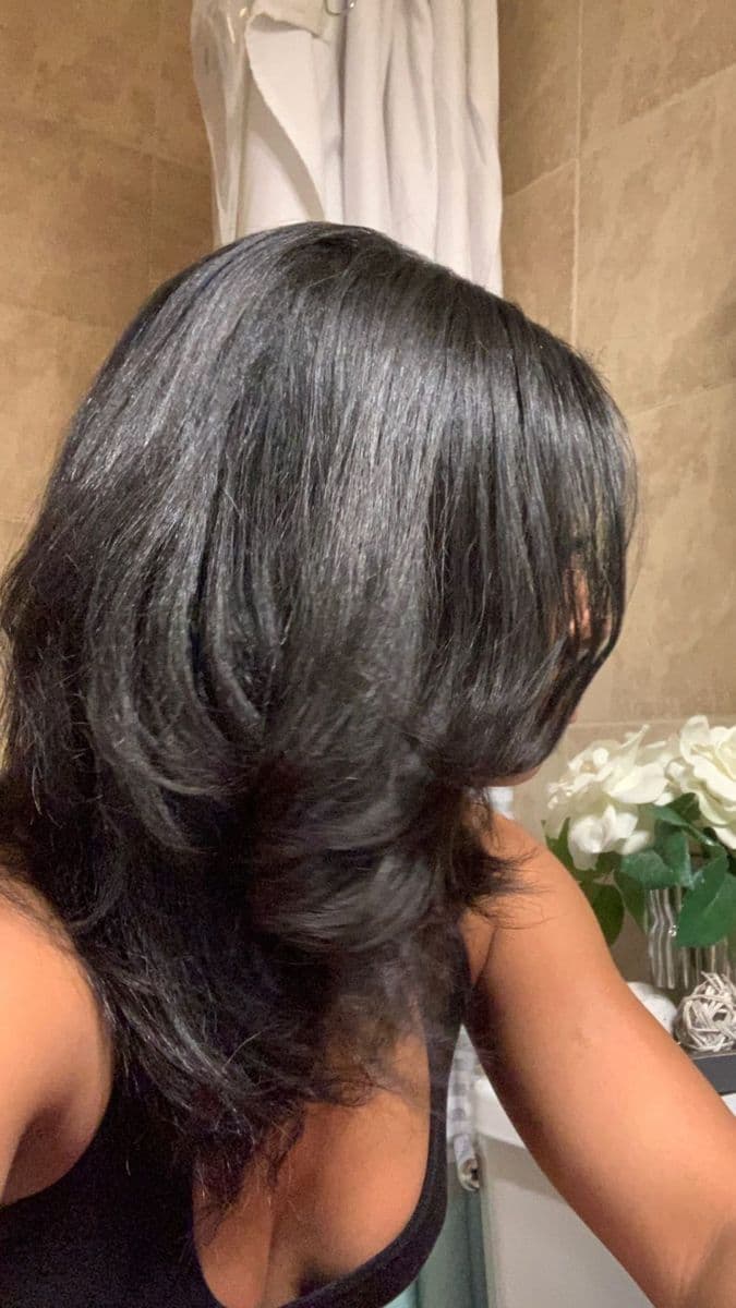 relaxed hair